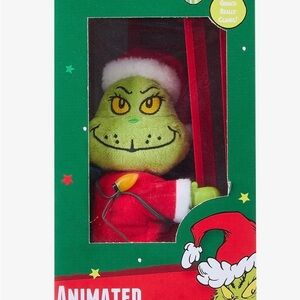 17” Animated Grinch Plush Toy climbing Ladder NWT